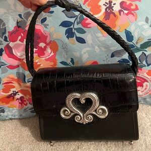 Brighton leather hand held purse, Vintage distressed look on details!! Gorgeous